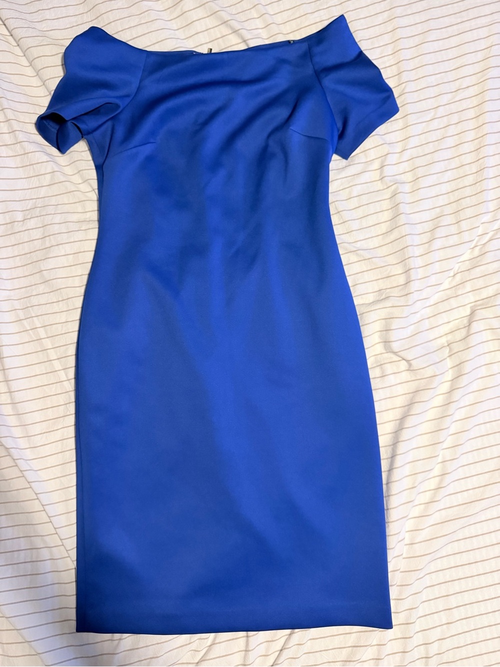 Blue Calvin Klein zip up dress size Medium